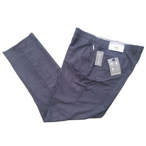 MICHAEL KORS Mens Gray Flat Front Dress Pants 40W X 32L Comfort Stretch Fabric